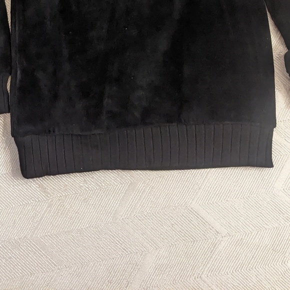 Lil Legs Velour Sweater With Ribbed Band Size 8 - Picture 4 of 4